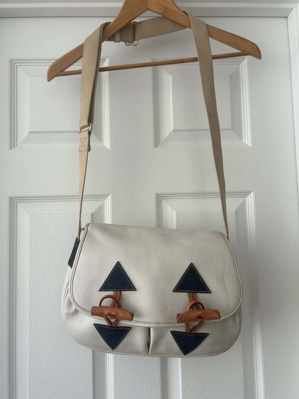Dooney & Bourke Pebble Leather Toggle Flap Crossbody Bag